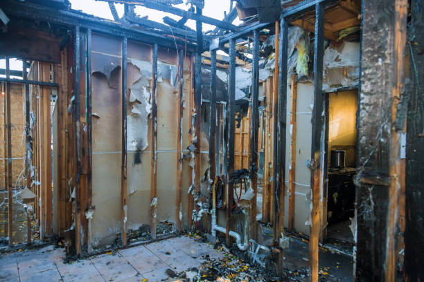 Professional Fire Board Up technician working in Ambler, PA